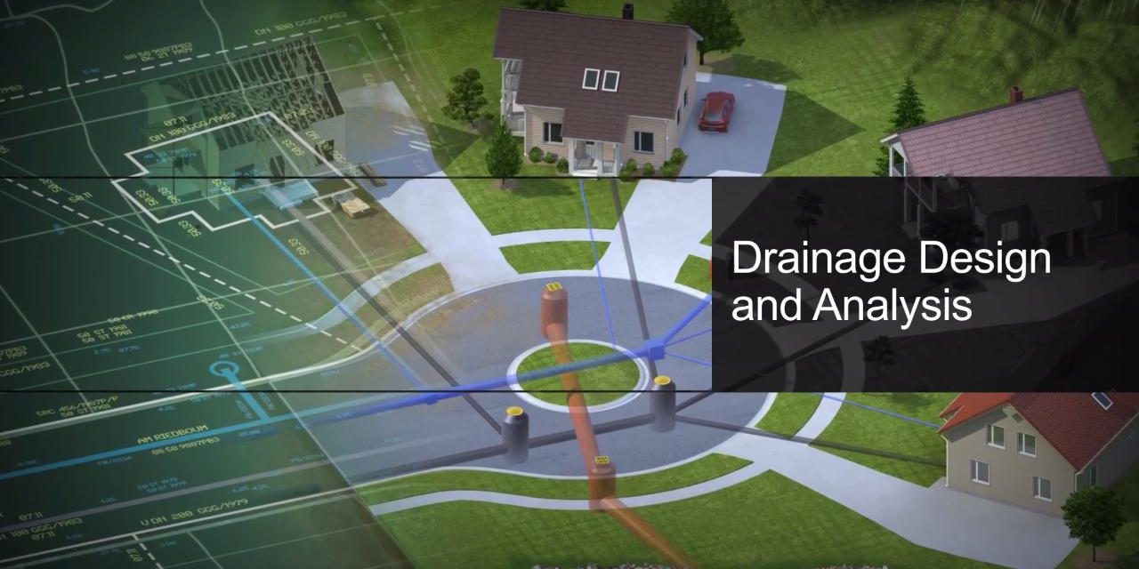 image of drainage design and analysis